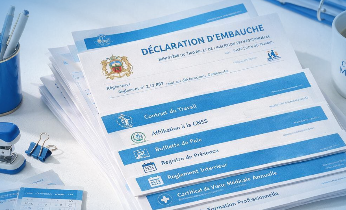 Inspection du travail au Maroc 8 documents incontournables que tout DRH doit avoir prêts à tout moment